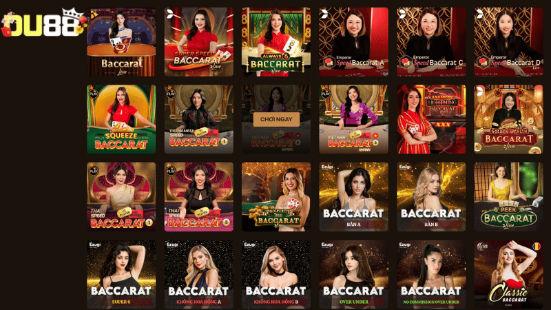 Lưu ý khi tham gia cá cược Baccarat DU88 lần đầu 