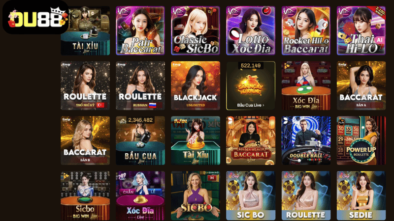 Đánh giá những điểm mạnh của Casino DU88